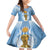 Custom Argentina Football Family Matching Mermaid Dress and Hawaiian Shirt The Trophy Vamos La Albiceleste - Wonder Print Shop