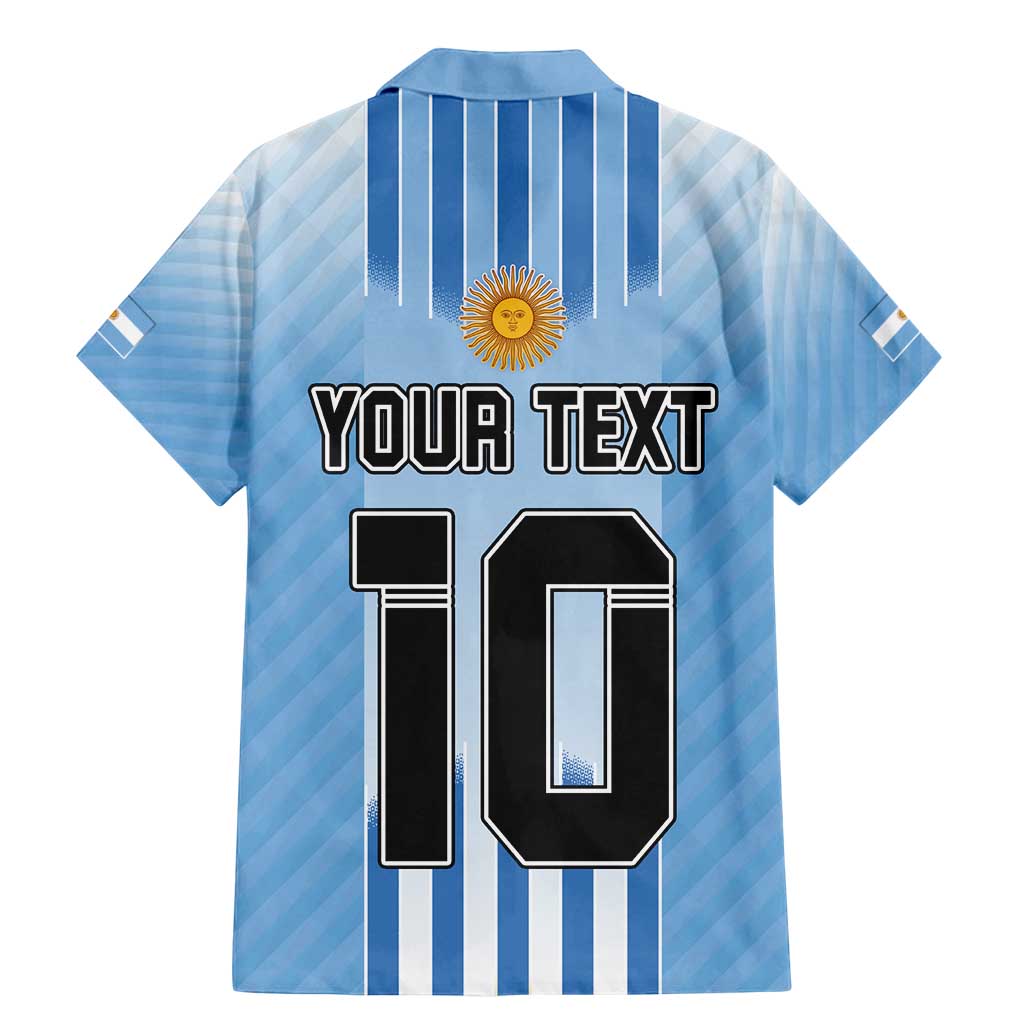 Custom Argentina Football Family Matching Mermaid Dress and Hawaiian Shirt The Trophy Vamos La Albiceleste - Wonder Print Shop