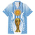 Custom Argentina Football Family Matching Off The Shoulder Long Sleeve Dress and Hawaiian Shirt The Trophy Vamos La Albiceleste - Wonder Print Shop