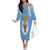 Custom Argentina Football Family Matching Off The Shoulder Long Sleeve Dress and Hawaiian Shirt The Trophy Vamos La Albiceleste - Wonder Print Shop