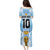 Custom Argentina Football Family Matching Puletasi and Hawaiian Shirt The Trophy Vamos La Albiceleste - Wonder Print Shop