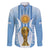 Custom Argentina Football Family Matching Short Sleeve Bodycon Dress and Hawaiian Shirt The Trophy Vamos La Albiceleste - Wonder Print Shop