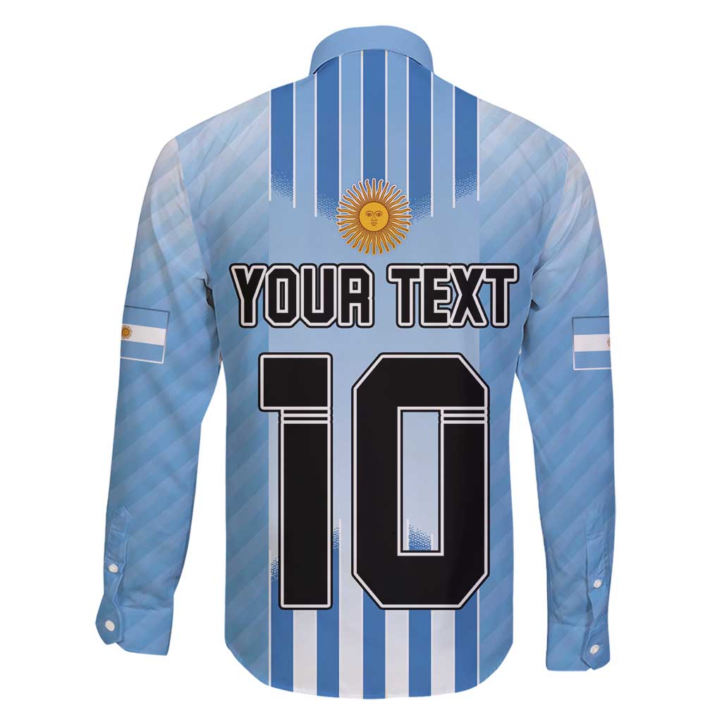Custom Argentina Football Family Matching Short Sleeve Bodycon Dress and Hawaiian Shirt The Trophy Vamos La Albiceleste - Wonder Print Shop