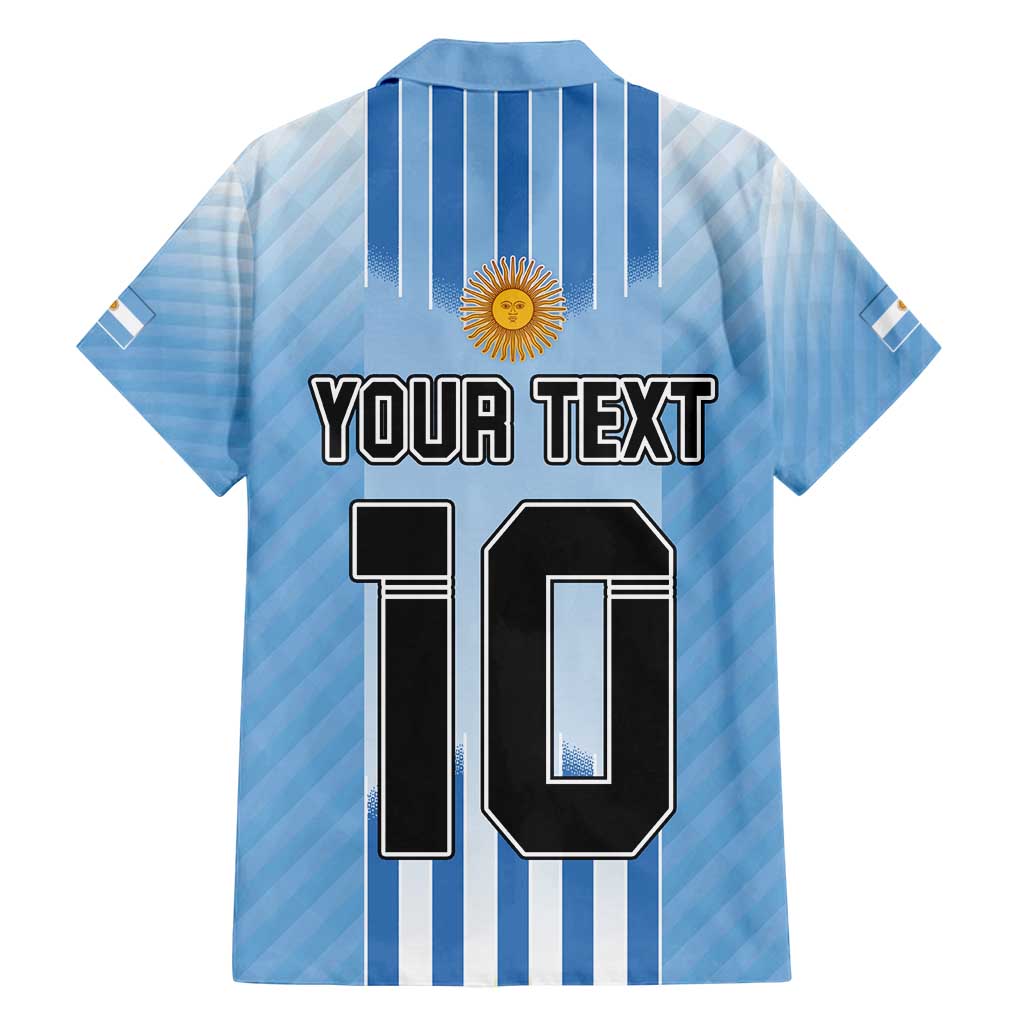 Custom Argentina Football Family Matching Summer Maxi Dress and Hawaiian Shirt The Trophy Vamos La Albiceleste - Wonder Print Shop