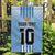 Custom Argentina Football Garden Flag The Trophy Vamos La Albiceleste - Wonder Print Shop