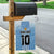 Custom Argentina Football Garden Flag The Trophy Vamos La Albiceleste - Wonder Print Shop