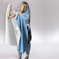 Custom Argentina Football Hooded Blanket The Trophy Vamos La Albiceleste