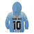 Custom Argentina Football Kid Hoodie The Trophy Vamos La Albiceleste - Wonder Print Shop