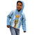 Custom Argentina Football Kid Hoodie The Trophy Vamos La Albiceleste - Wonder Print Shop