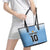 Custom Argentina Football Leather Tote Bag The Trophy Vamos La Albiceleste - Wonder Print Shop