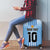 Custom Argentina Football Luggage Cover The Trophy Vamos La Albiceleste - Wonder Print Shop