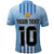 Custom Argentina Football Polo Shirt The Trophy Vamos La Albiceleste - Wonder Print Shop