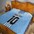 Custom Argentina Football Quilt The Trophy Vamos La Albiceleste - Wonder Print Shop