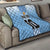 Custom Argentina Football Quilt The Trophy Vamos La Albiceleste - Wonder Print Shop