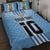 Custom Argentina Football Quilt Bed Set The Trophy Vamos La Albiceleste - Wonder Print Shop