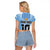 Custom Argentina Football Raglan Cropped T Shirt The Trophy Vamos La Albiceleste - Wonder Print Shop