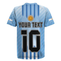 Custom Argentina Football Rugby Jersey The Trophy Vamos La Albiceleste - Wonder Print Shop
