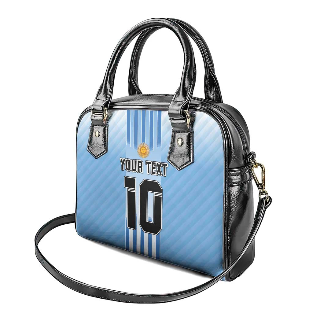 Custom Argentina Football Shoulder Handbag The Trophy Vamos La Albiceleste