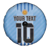 Custom Argentina Football Spare Tire Cover The Trophy Vamos La Albiceleste - Wonder Print Shop
