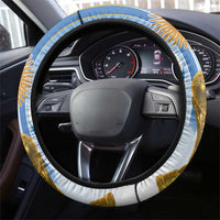 Argentina Football Steering Wheel Cover The Trophy Vamos La Albiceleste - Wonder Print Shop