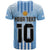Custom Argentina Football T Shirt The Trophy Vamos La Albiceleste - Wonder Print Shop