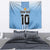 Custom Argentina Football Tapestry The Trophy Vamos La Albiceleste - Wonder Print Shop