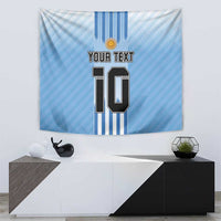 Custom Argentina Football Tapestry The Trophy Vamos La Albiceleste - Wonder Print Shop