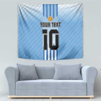 Custom Argentina Football Tapestry The Trophy Vamos La Albiceleste - Wonder Print Shop