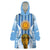 Custom Argentina Football Wearable Blanket Hoodie The Trophy Vamos La Albiceleste - Wonder Print Shop
