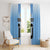 Custom Argentina Football Window Curtain The Trophy Vamos La Albiceleste - Wonder Print Shop