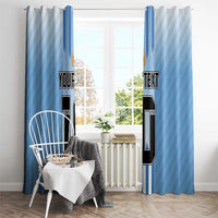 Custom Argentina Football Window Curtain The Trophy Vamos La Albiceleste - Wonder Print Shop