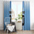Custom Argentina Football Window Curtain The Trophy Vamos La Albiceleste - Wonder Print Shop