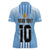 Custom Argentina Football Women Polo Shirt The Trophy Vamos La Albiceleste - Wonder Print Shop