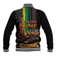 Afro-Caribbean Baseball Jacket African and Reggae Art Music - Wonder Print Shop