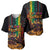 Afro-Caribbean Baseball Jersey African and Reggae Art Music - Wonder Print Shop