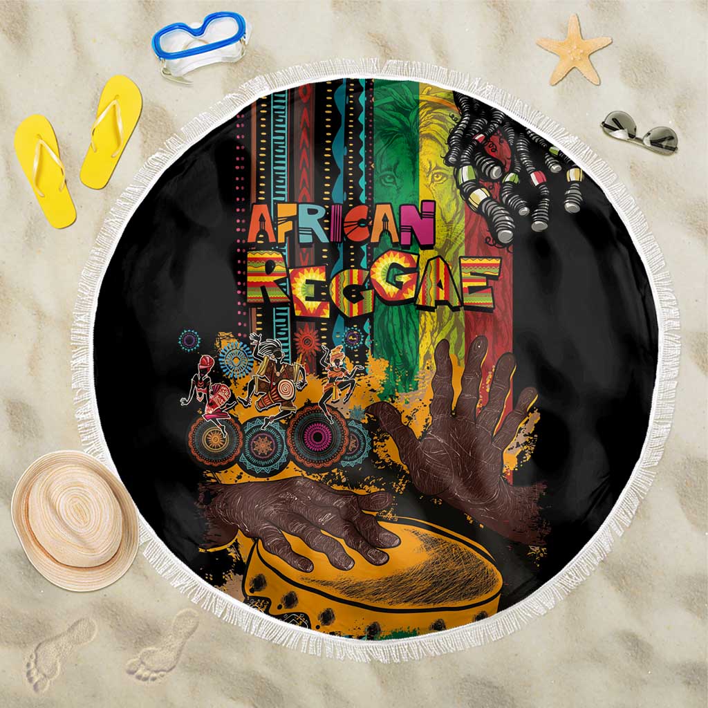 Afro-Caribbean Beach Blanket African and Reggae Art Music - Wonder Print Shop