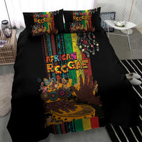 Afro-Caribbean Bedding Set African and Reggae Art Music - Wonder Print Shop