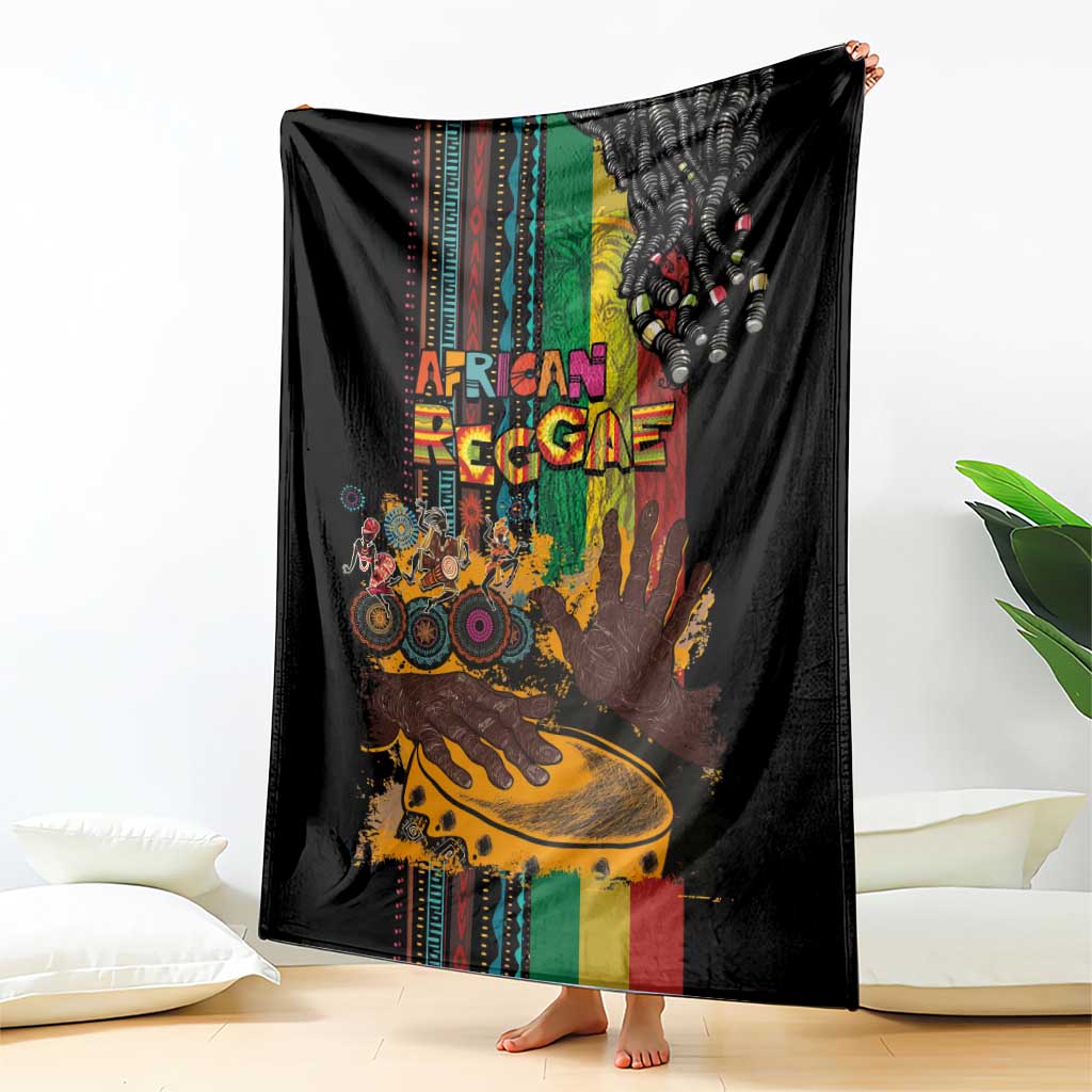 Afro-Caribbean Blanket African and Reggae Art Music - Wonder Print Shop