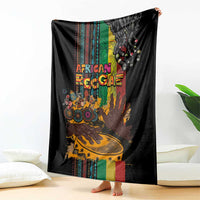 Afro-Caribbean Blanket African and Reggae Art Music - Wonder Print Shop