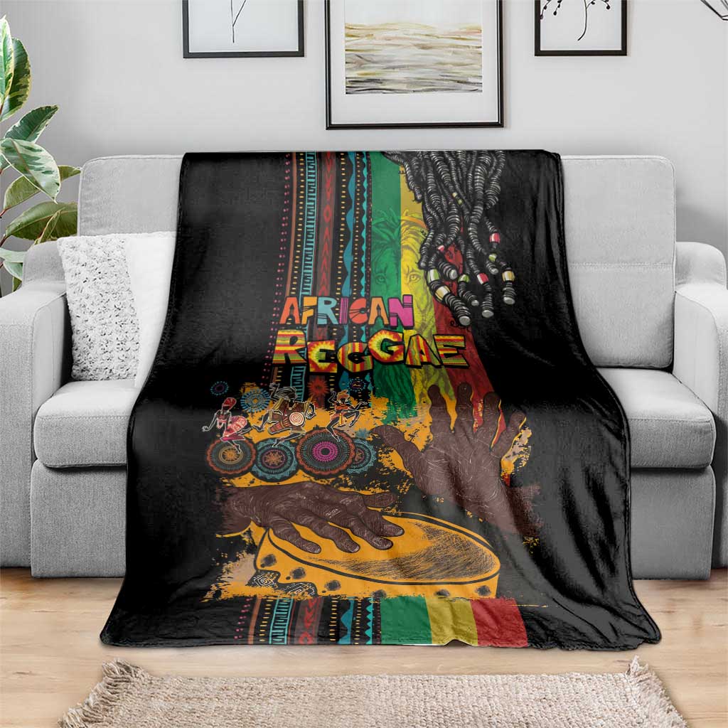 Afro-Caribbean Blanket African and Reggae Art Music - Wonder Print Shop