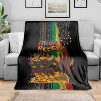 Afro-Caribbean Blanket African and Reggae Art Music - Wonder Print Shop