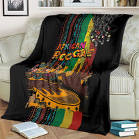 Afro-Caribbean Blanket African and Reggae Art Music - Wonder Print Shop