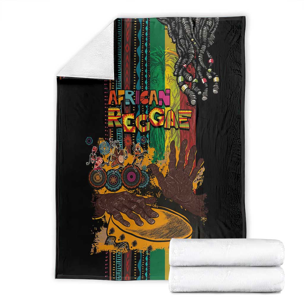 Afro-Caribbean Blanket African and Reggae Art Music - Wonder Print Shop