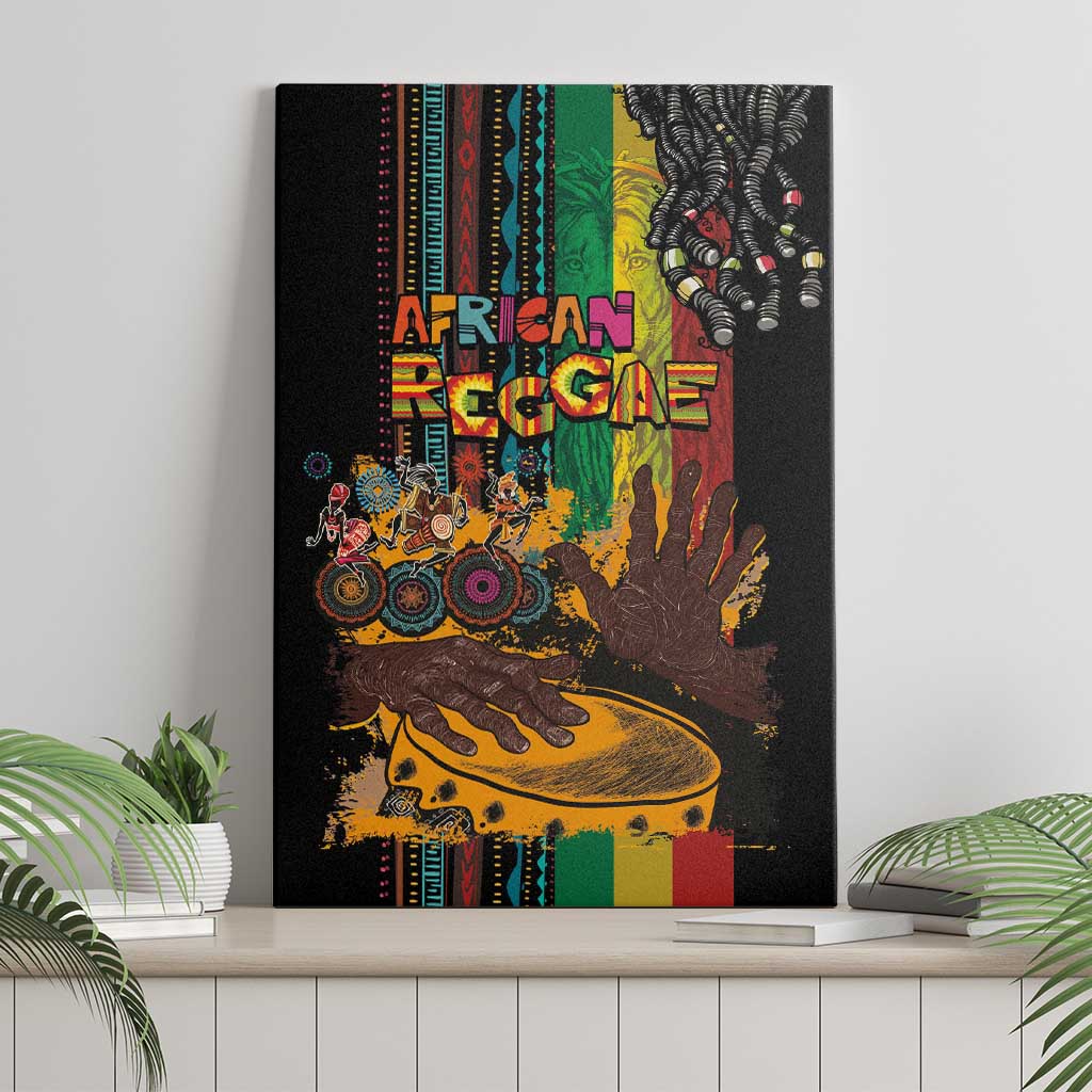 Afro-Caribbean Canvas Wall Art African and Reggae Art Music - Wonder Print Shop