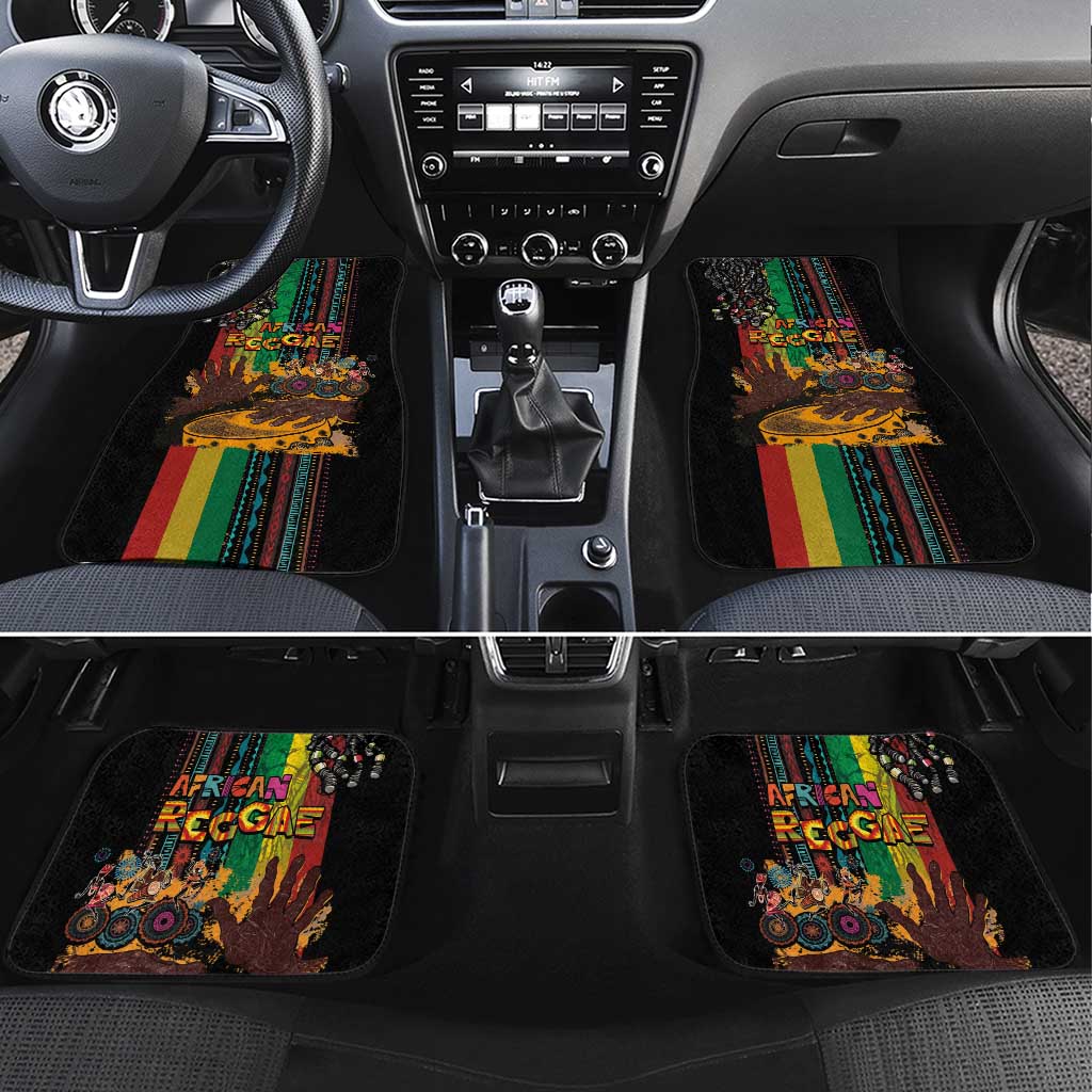 Afro-Caribbean Car Mats African and Reggae Art Music - Wonder Print Shop
