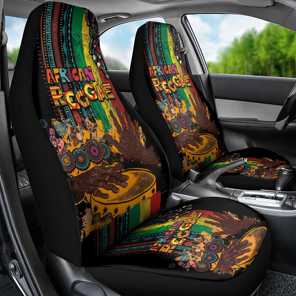 Afro-Caribbean Car Seat Cover African and Reggae Art Music - Wonder Print Shop