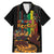 Afro-Caribbean Family Matching Mermaid Dress and Hawaiian Shirt African and Reggae Art Music - Wonder Print Shop