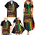 Afro-Caribbean Family Matching Summer Maxi Dress and Hawaiian Shirt African and Reggae Art Music - Wonder Print Shop