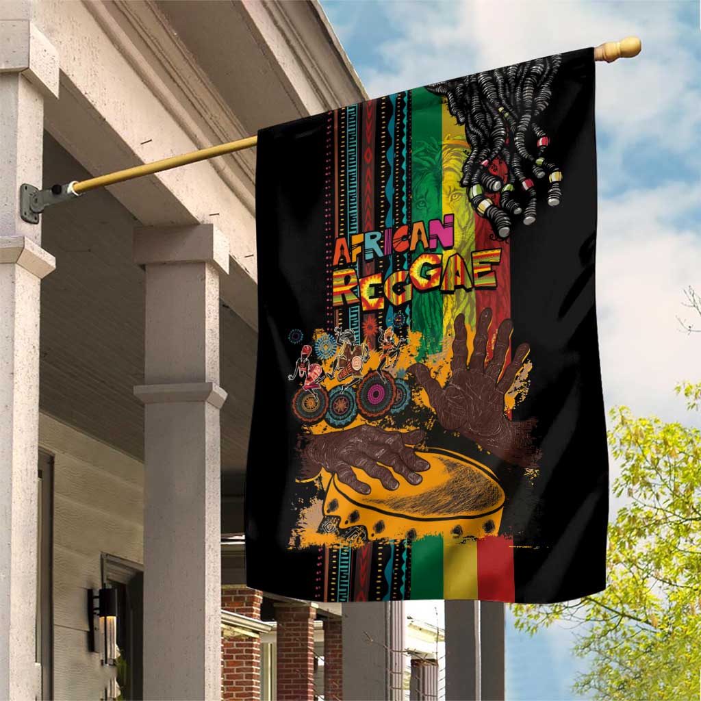 Afro-Caribbean Garden Flag African and Reggae Art Music - Wonder Print Shop