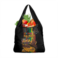 Afro-Caribbean Grocery Bag African and Reggae Art Music - Wonder Print Shop